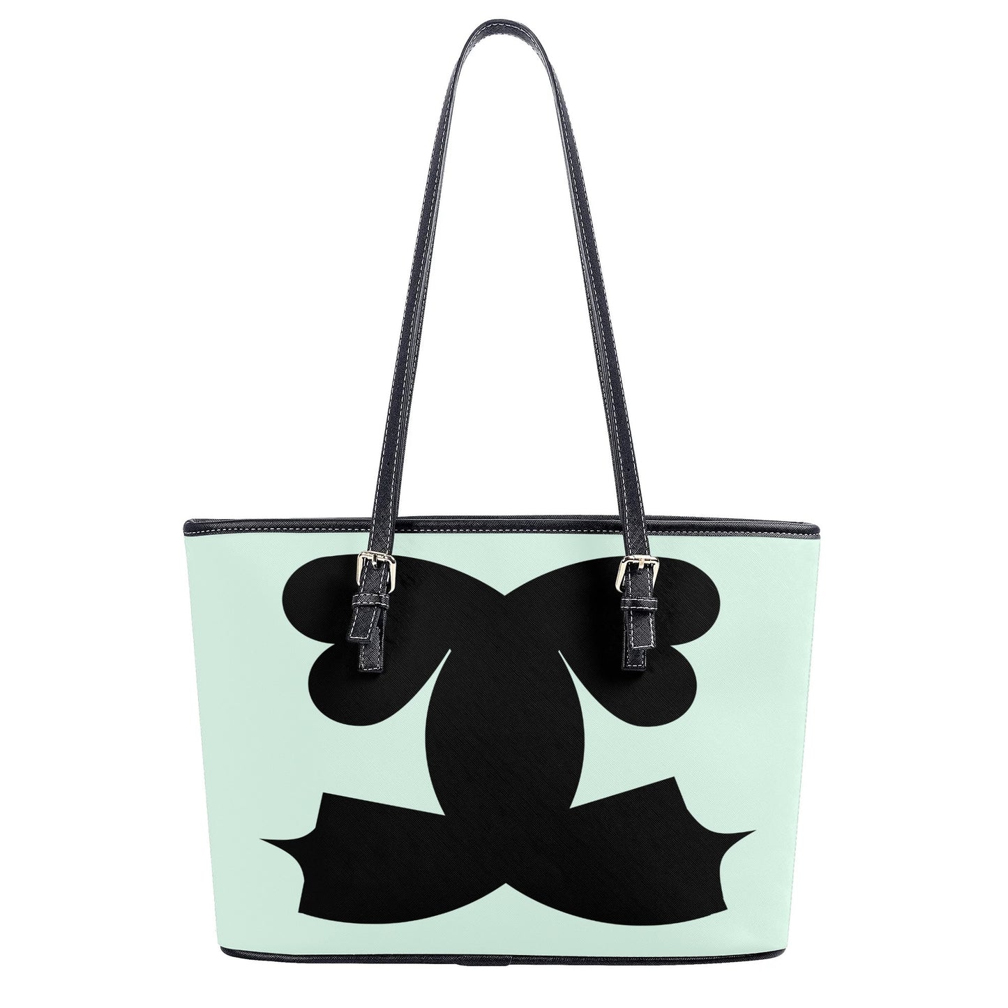 Iconic Swiss© The Iconic Collection© Luxturnal© Premier Leather Tote Bag In Mint Valor