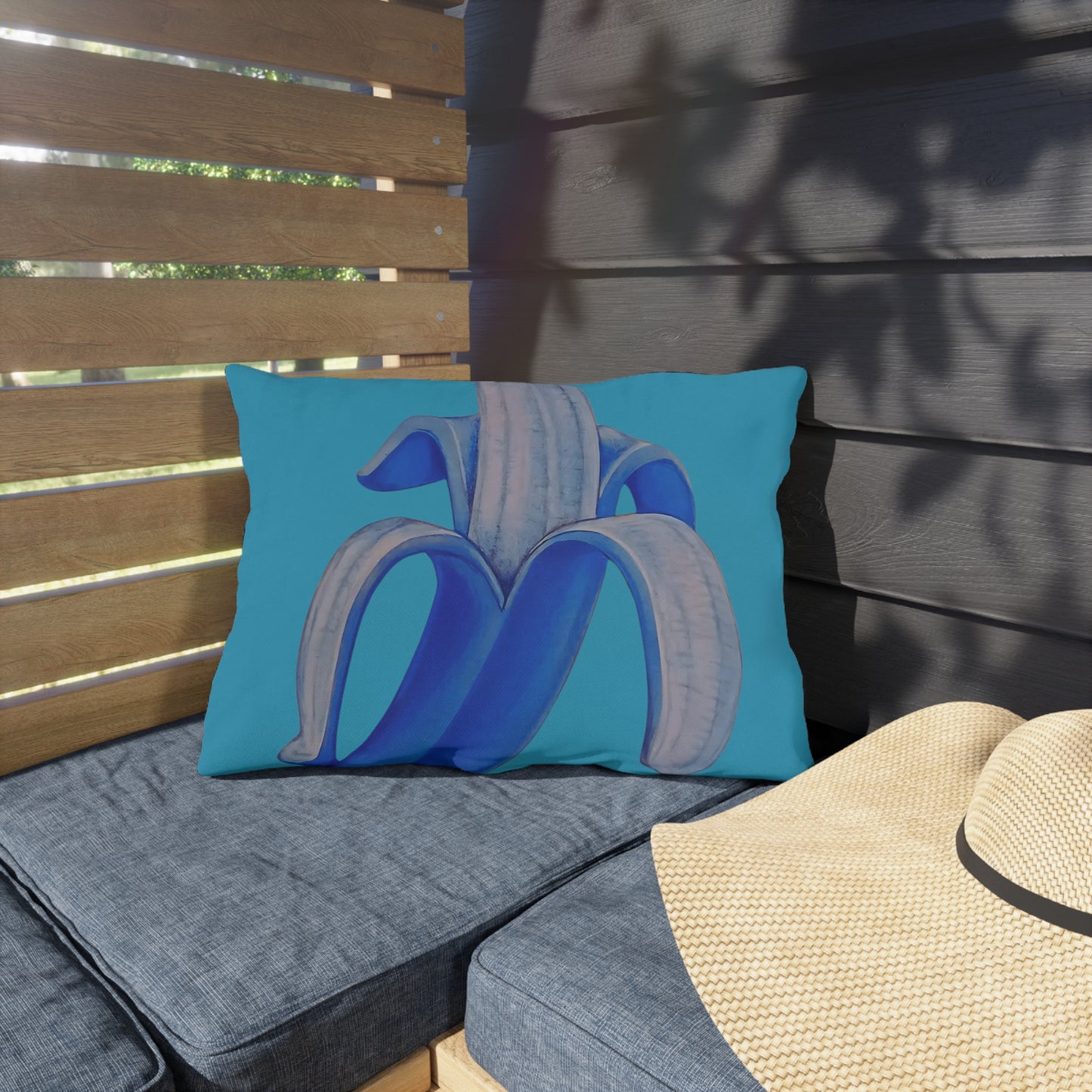 Banana Blue© European Soft Stylish Porch Comfort Plush Outdoor Anti-Mold All Weather Easy Clean All Year Square Pillows