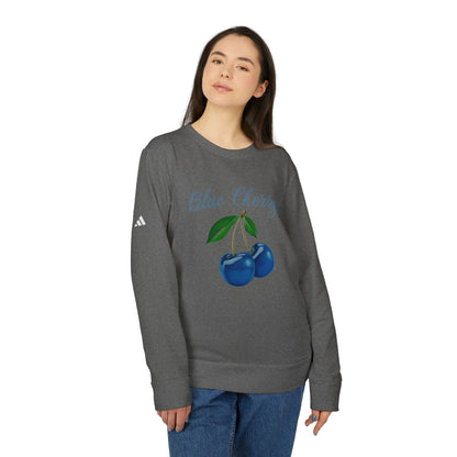 Blue Cherry© Luxturnal© Adidas® Unisex Super Soft Deluxe Cozy Fleece Crewneck Sweatshirt