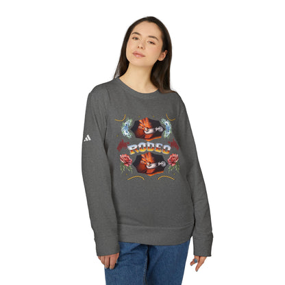 Rodeo© Luxturnal© Adidas® Unisex Super Soft Deluxe Cozy Fleece Crewneck Sweatshirt Up To 4XL