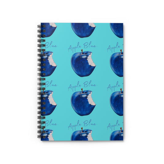 Apple Blue© Always Perfect Simply Sweet Spiral Notebook - Rule Lined