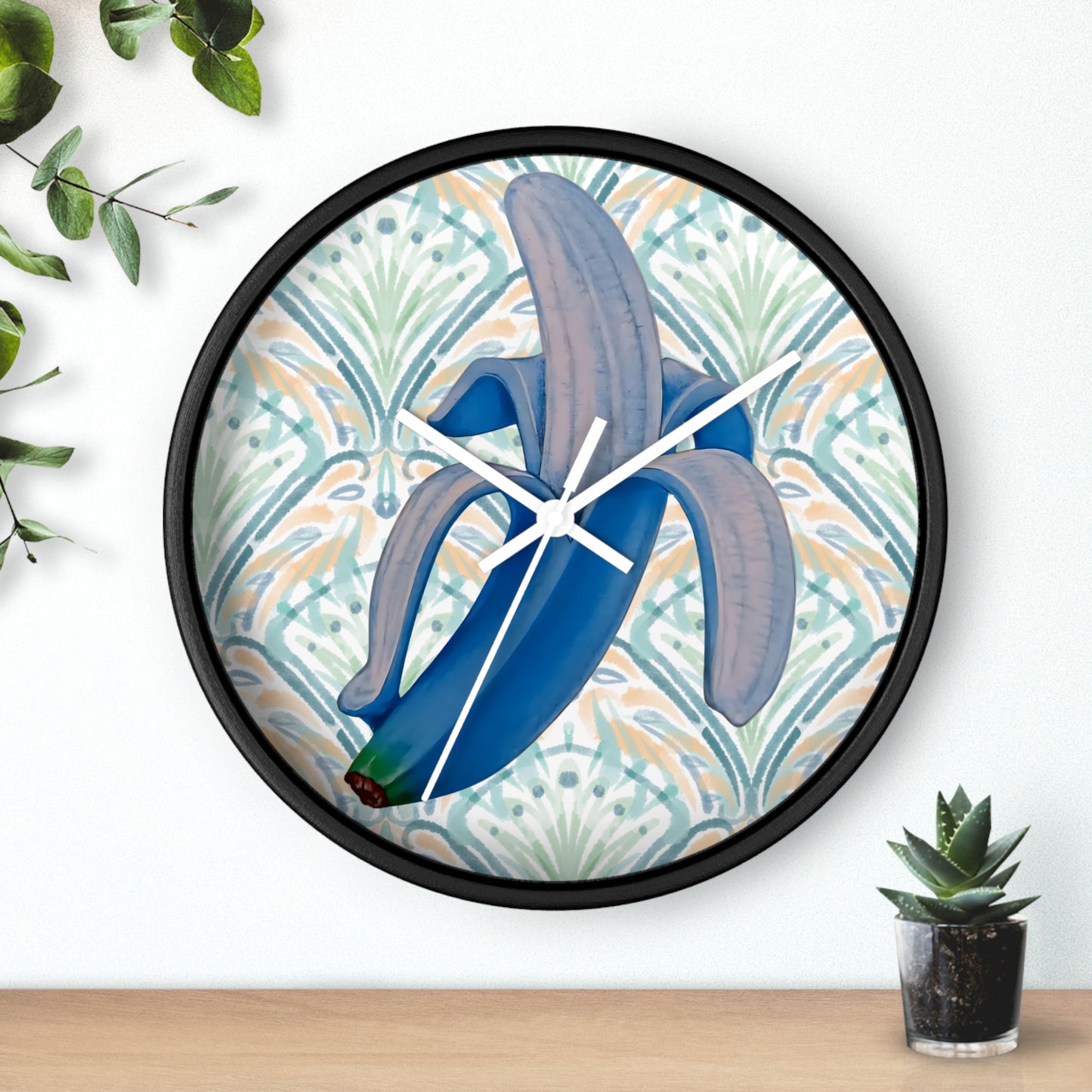 Banana Blue© Wall Clock