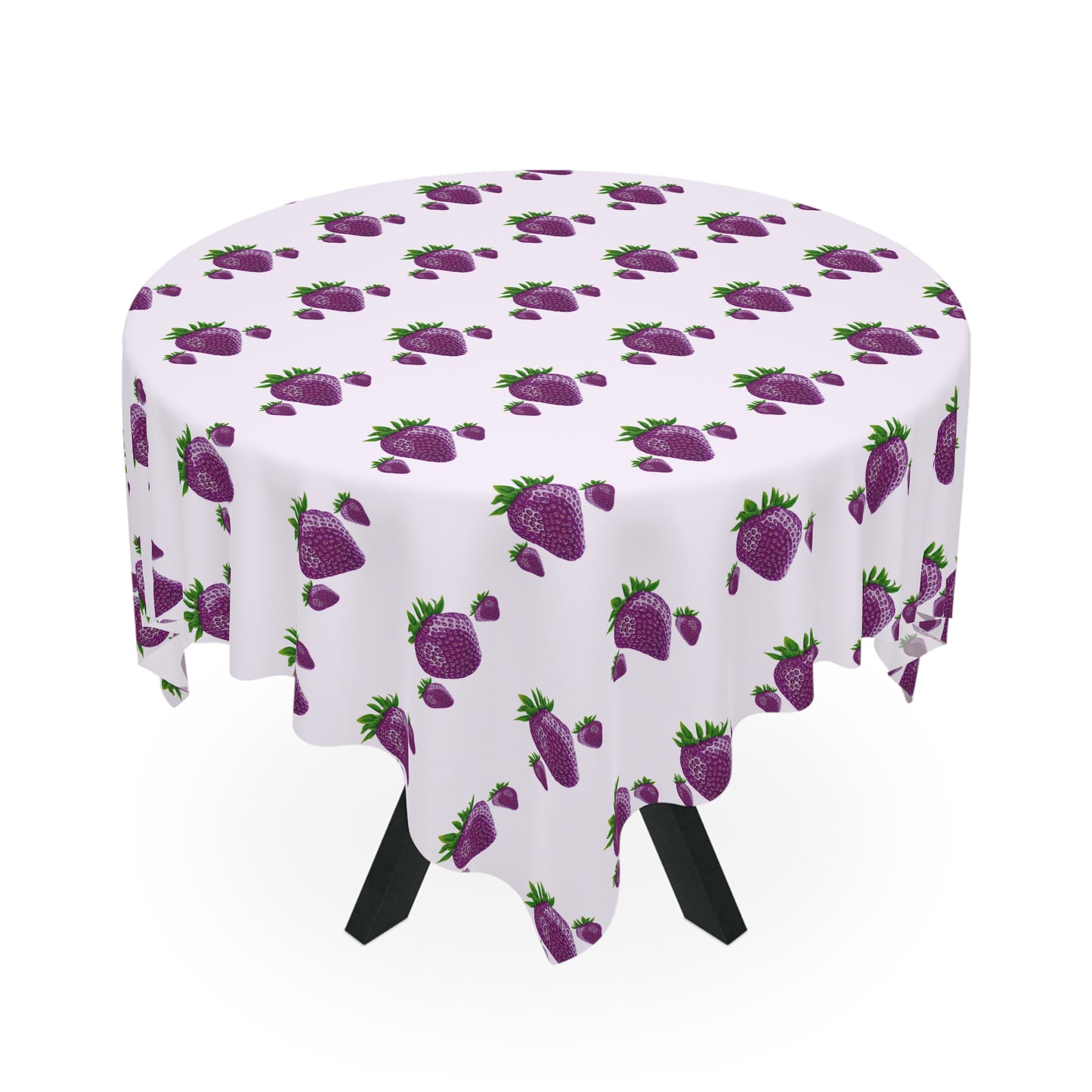 Concord Strawberry© Pop Deluxe Design Posh Soft And Light Tablecloth In Little Lavender Lilly