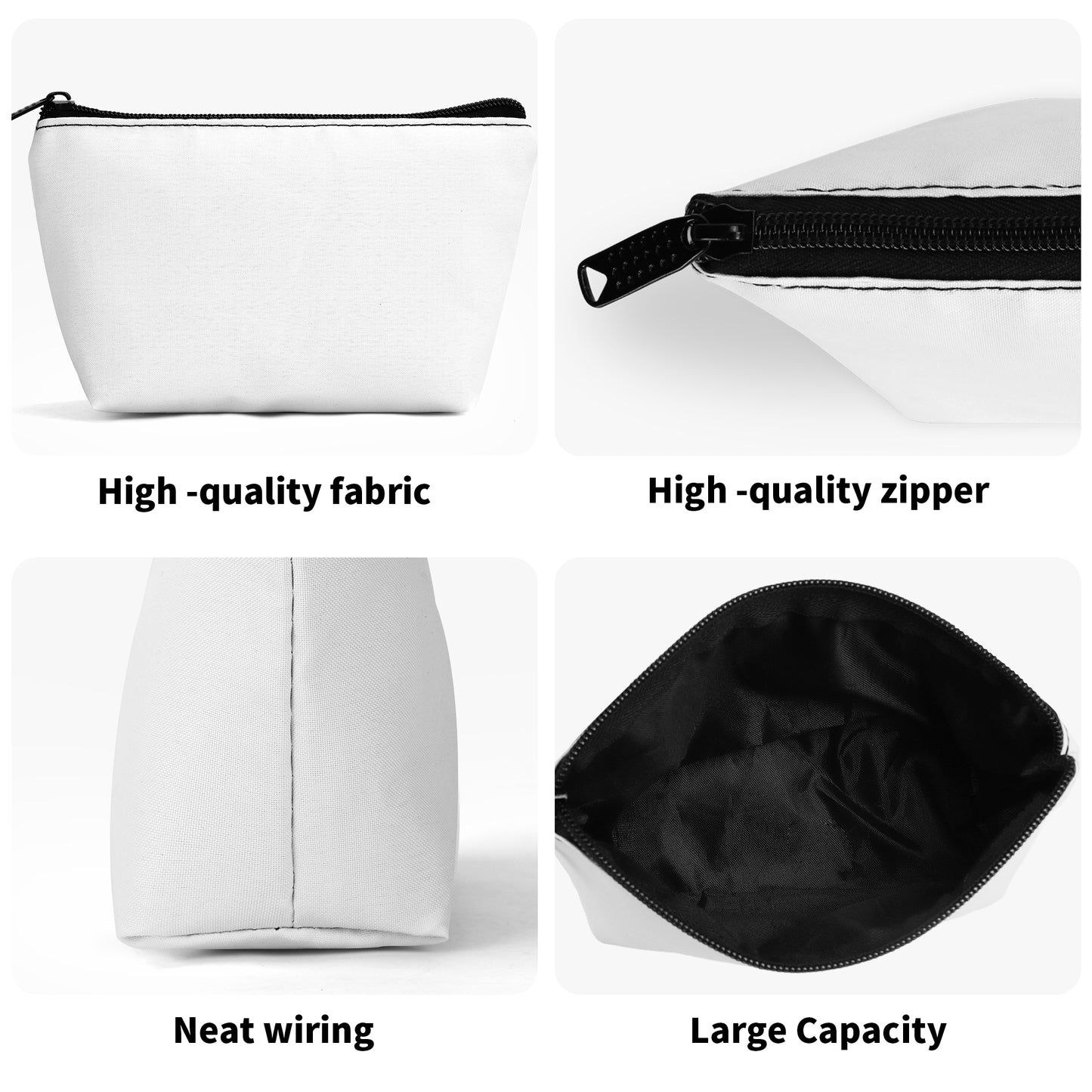 Future Mrs.© Style And Fun Zipper Wristlet Bag In Tuxedo