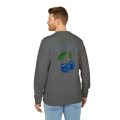 Blue Cherry© Luxturnal© Adidas® Unisex Super Soft Deluxe Cozy Fleece Crewneck Sweatshirt