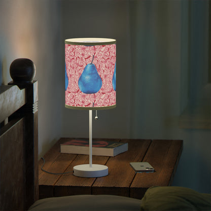 Pear Blue© Lamp on a Stand, US|CA plug