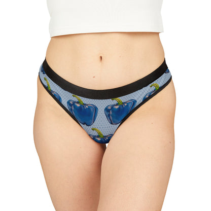 Pepper Blue© Super Soft Euro Deluxe Everyday All Day Active Comfort Women's Thong In NYC Deluxe