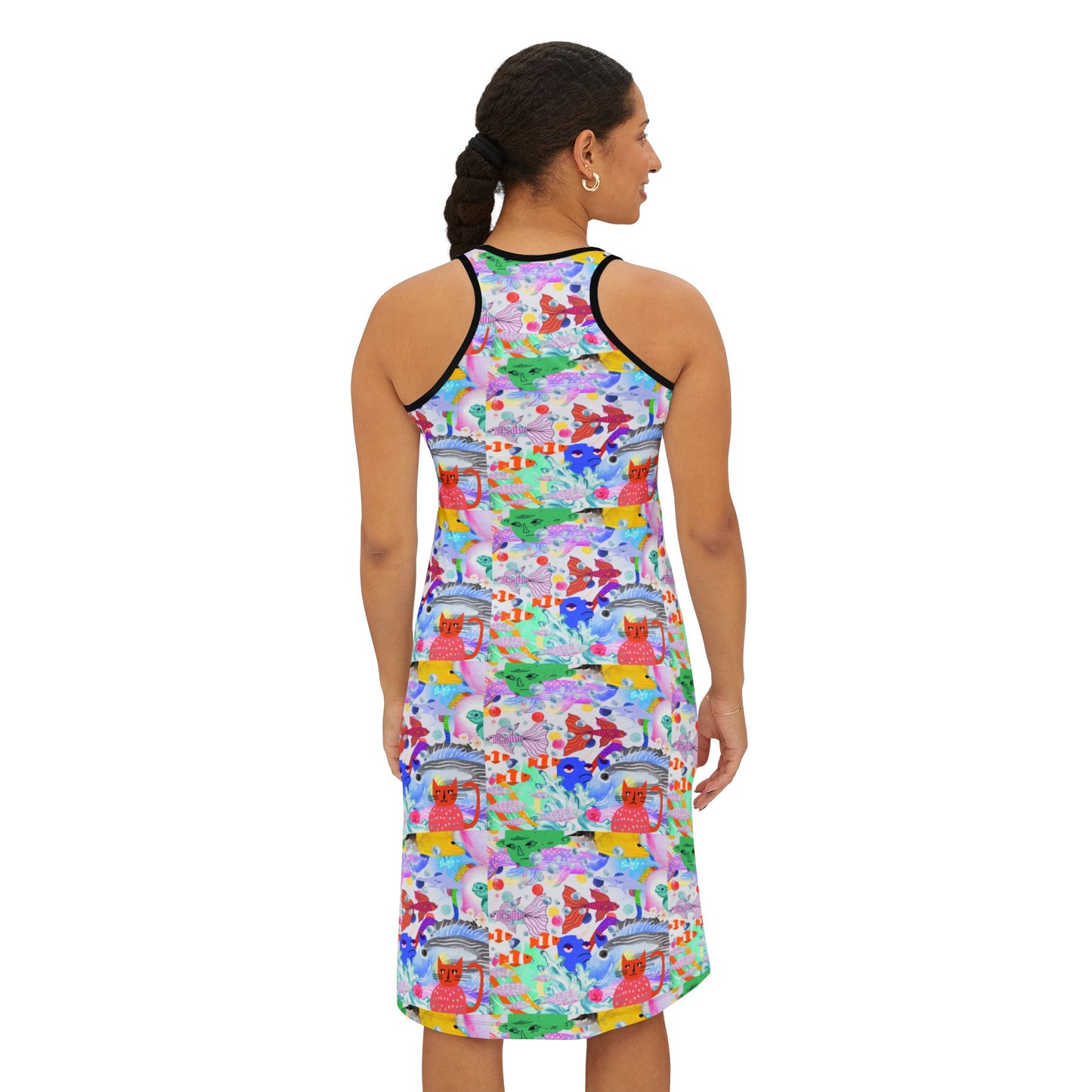 Ocean Dream© Women's Deluxe All Day Super Soft Comfort Active Flex Easy Care Racerback Dress