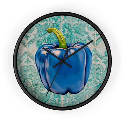 Pepper Blue© Wall Clock