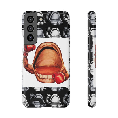 Power Punch© Limited Edition Slim Lightweight DuraFlex© Safe Impact Resistant Phone Case With Card Holder Compatible with iPhone 13, and Samsung Galaxy S21, S22 models