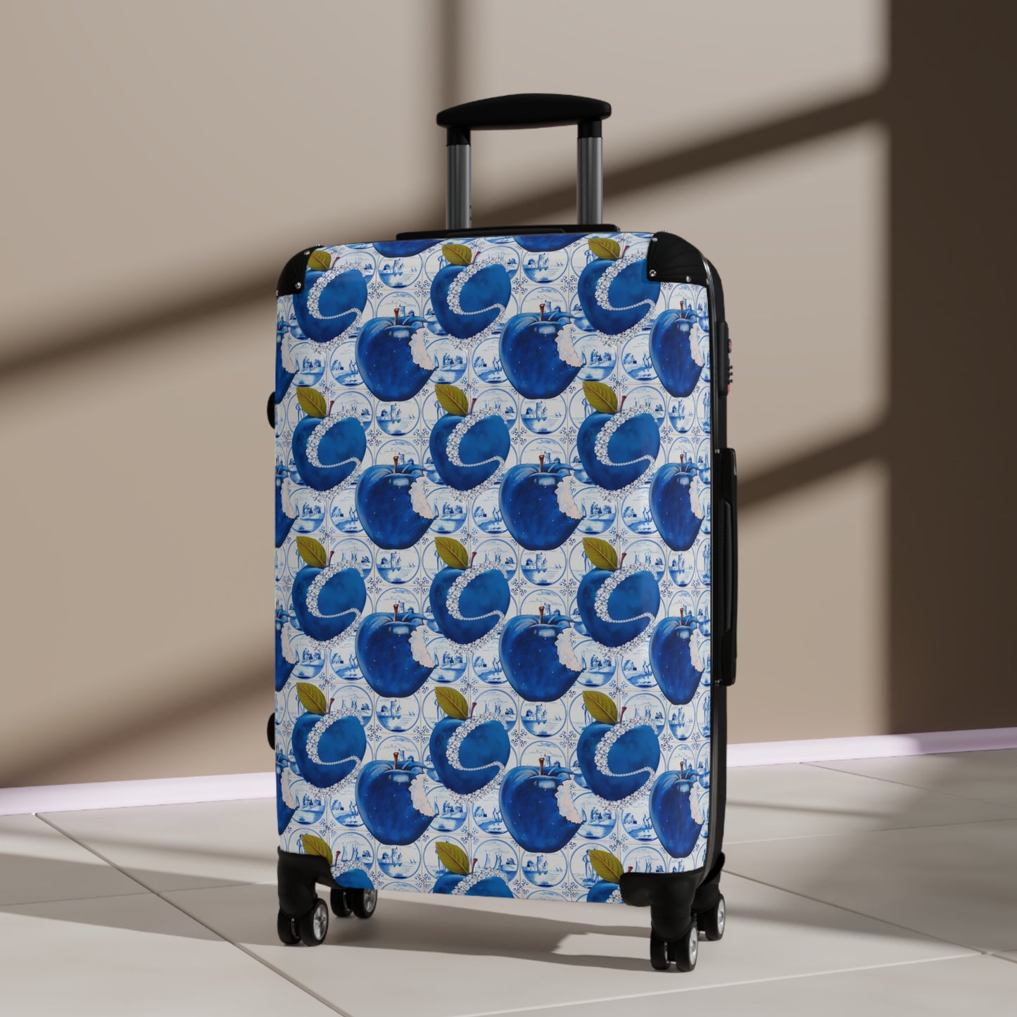 Runway Priority Elite Sure Travel Heavy Duty Easy Clean Anti Damage Suitcase in Apple Blue©