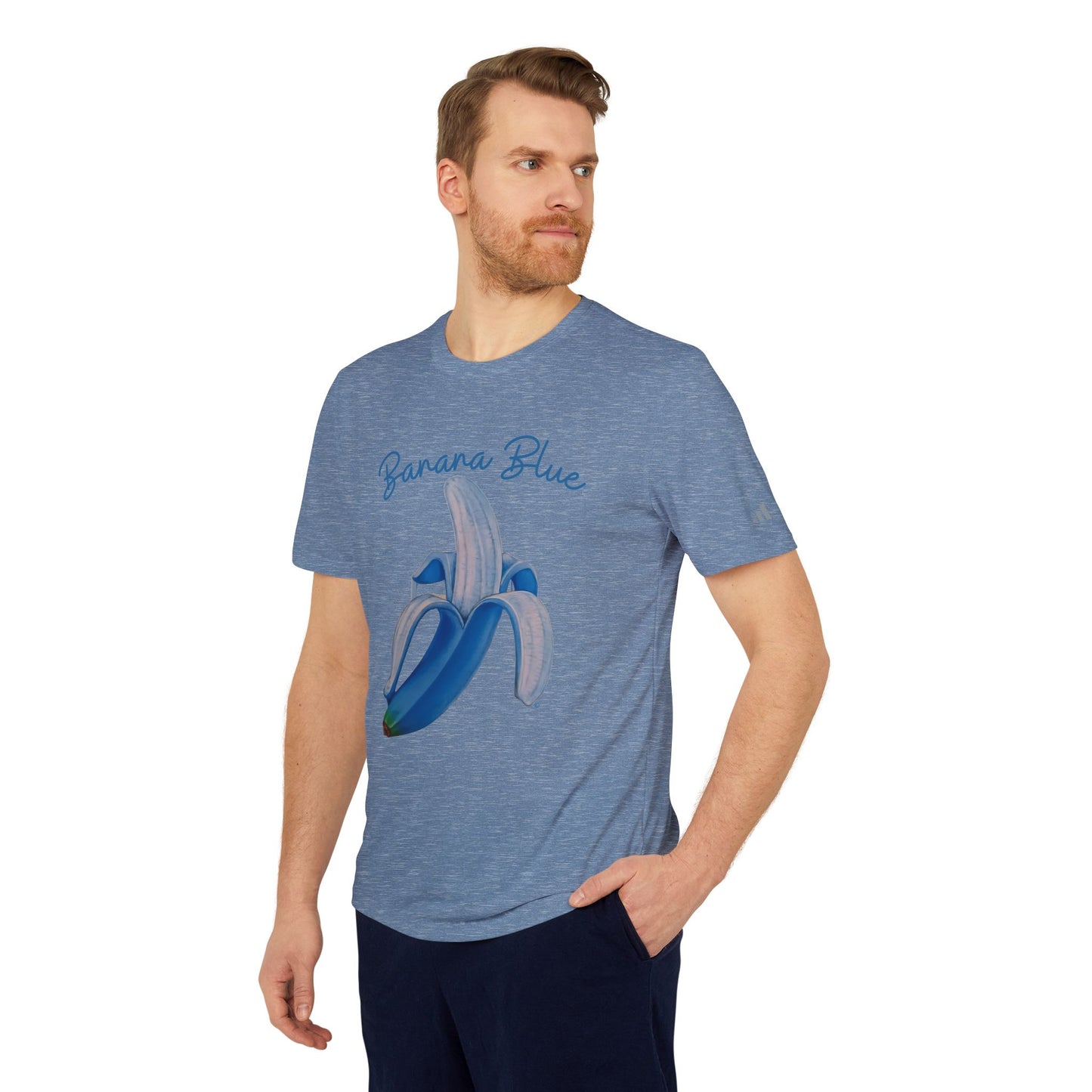 Adidas® Banana Blue© Luxturnal© 50+ UPF Protection Soft Light Comfort Relaxed Deluxe Unisex Sport T-shirt