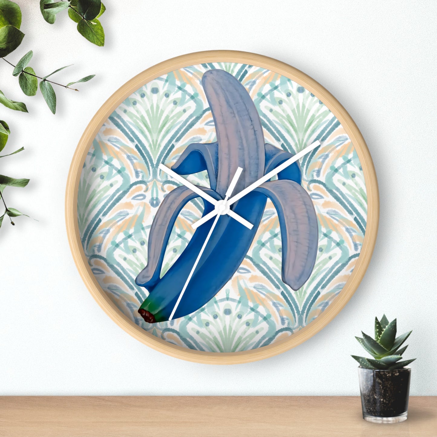 Banana Blue© Wall Clock