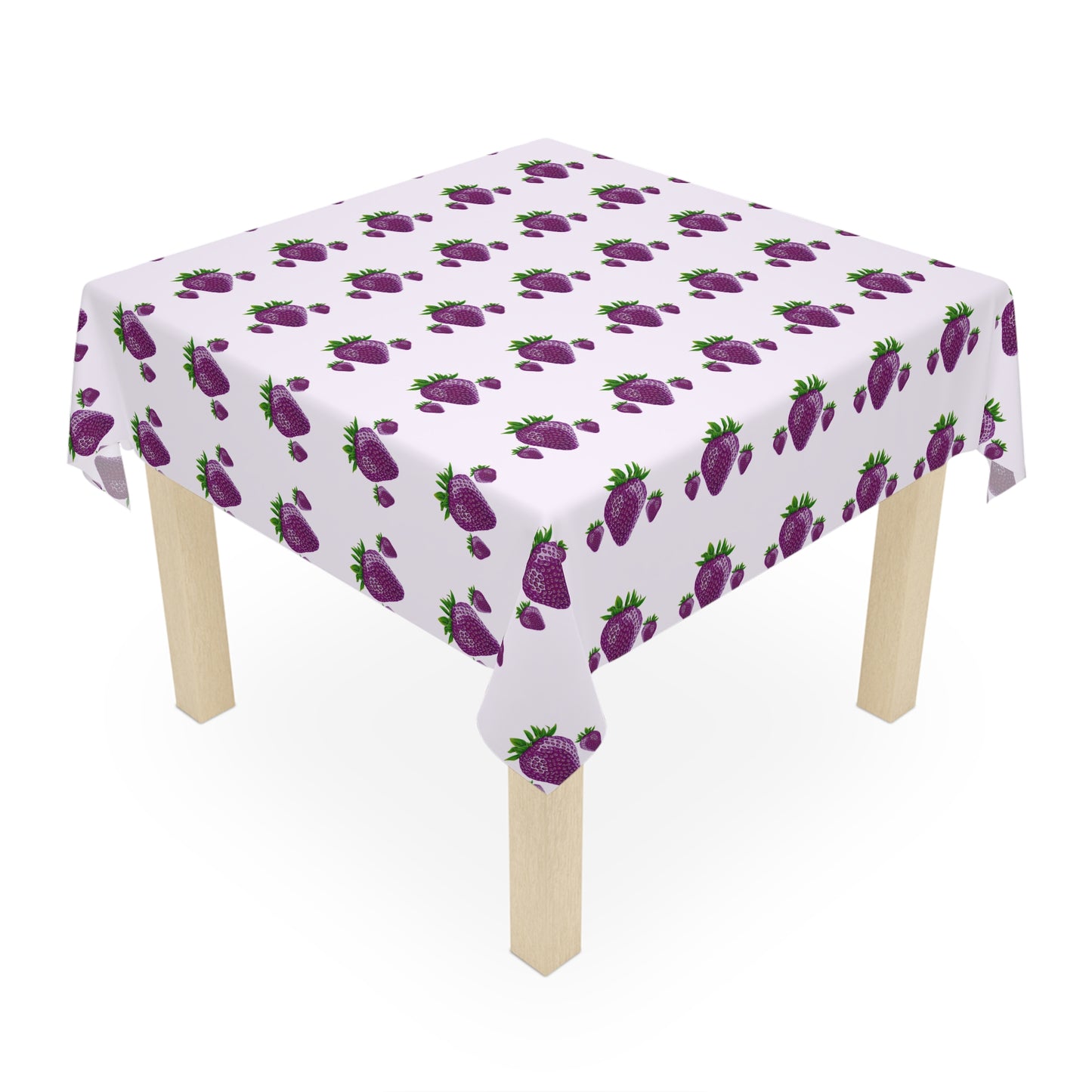 Concord Strawberry© Pop Deluxe Design Posh Soft And Light Tablecloth In Little Lavender Lilly