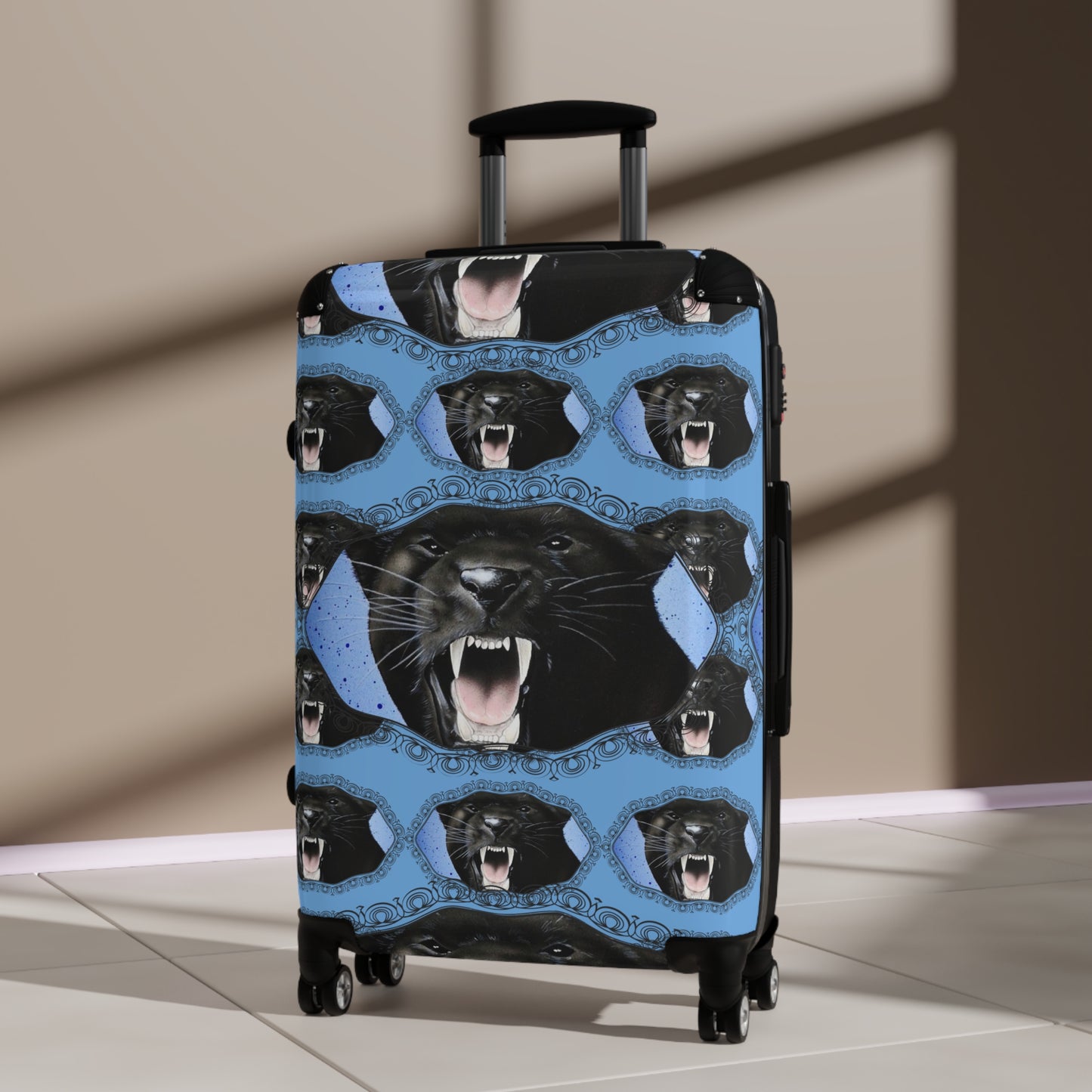 Runway Priority Elite Sure Travel Heavy Duty Easy Clean Anti Damage Suitcase in Panther Roar©