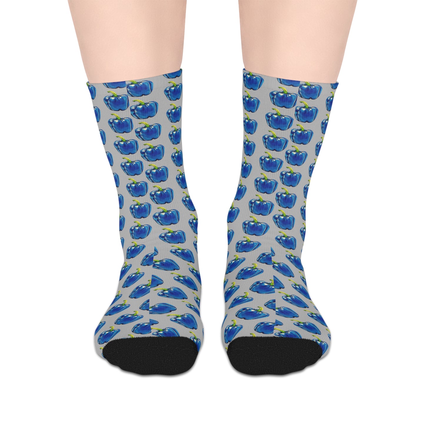 Pepper Blue© Mid-length Socks