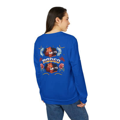 Rodeo© Luxturnal© Adidas® Unisex Super Soft Deluxe Cozy Fleece Crewneck Sweatshirt Up To 4XL