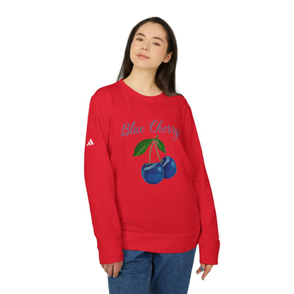 Blue Cherry© Luxturnal© Adidas® Unisex Super Soft Deluxe Cozy Fleece Crewneck Sweatshirt