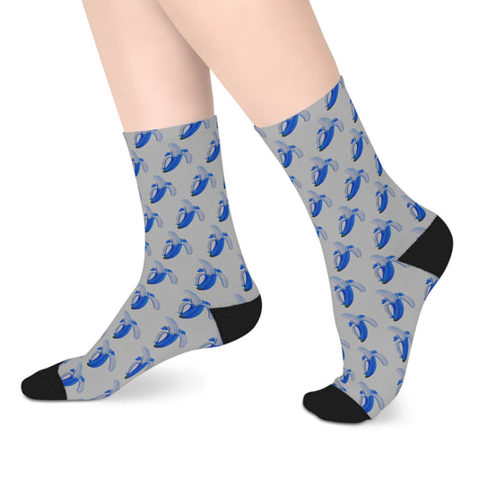 Banana Blue© Mid-length Socks