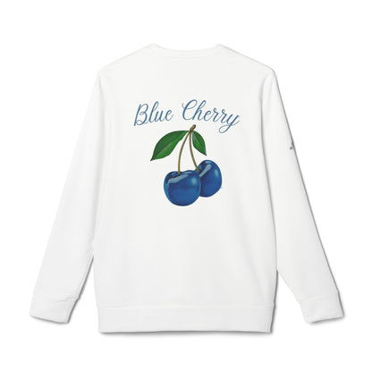 Blue Cherry© Luxturnal© Adidas® Unisex Super Soft Deluxe Cozy Fleece Crewneck Sweatshirt