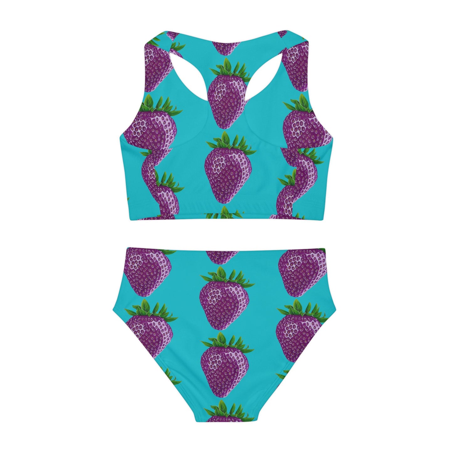 Concord Strawberry© It Girl Youth Star Active Flex Sports Comfort All Day Two Piece Swimsuit By American Boutique