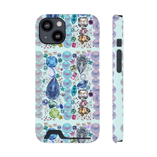 Gigi In Aruba© Limited Edition Slim Lightweight DuraFlex© Safe Impact Resistant Phone Case With Card Holder Compatible with iPhone 13, and Samsung Galaxy S21, S22 models