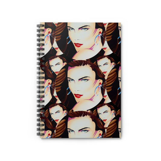 Lady Print© Always Perfect Simply Sweet Spiral Notebook - Rule Lined