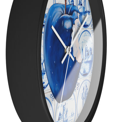 Apple Blue© Wall Clock