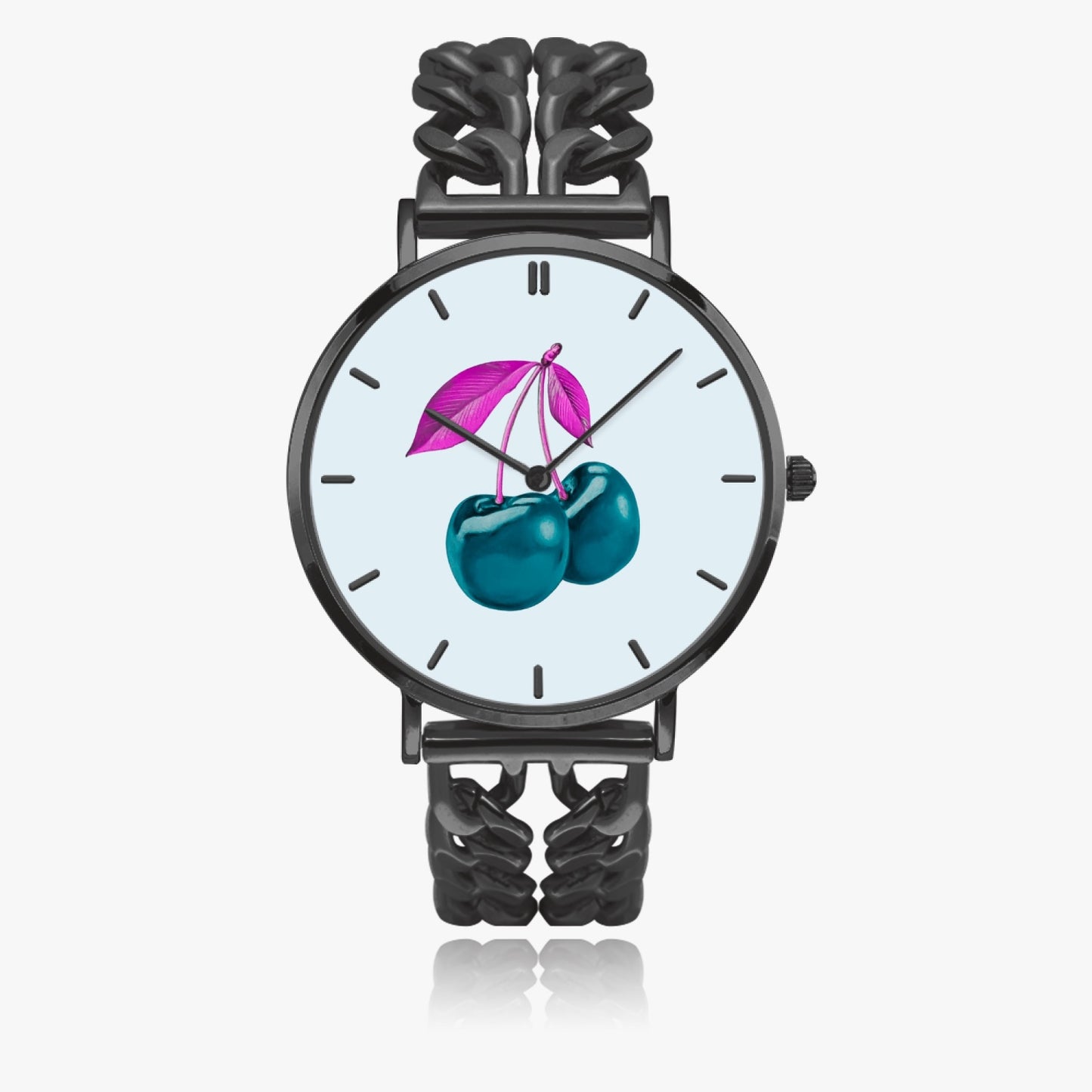 Blue Cherry© Limited Edition Pop Hollow Out Strap Quartz Watch - With Indicators