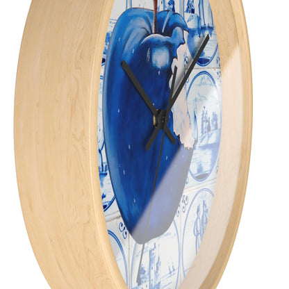 Apple Blue© Wall Clock