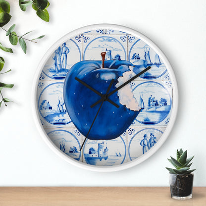 Apple Blue© Wall Clock