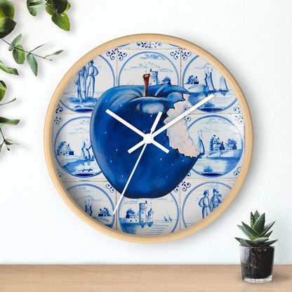 Apple Blue© Wall Clock