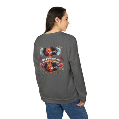 Rodeo© Luxturnal© Adidas® Unisex Super Soft Deluxe Cozy Fleece Crewneck Sweatshirt Up To 4XL