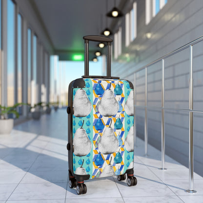 Runway Priority Elite Sure Travel Heavy Duty Easy Clean Anti Damage Suitcase in Pear Blue©