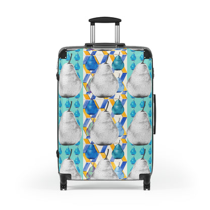 Runway Priority Elite Sure Travel Heavy Duty Easy Clean Anti Damage Suitcase in Pear Blue©