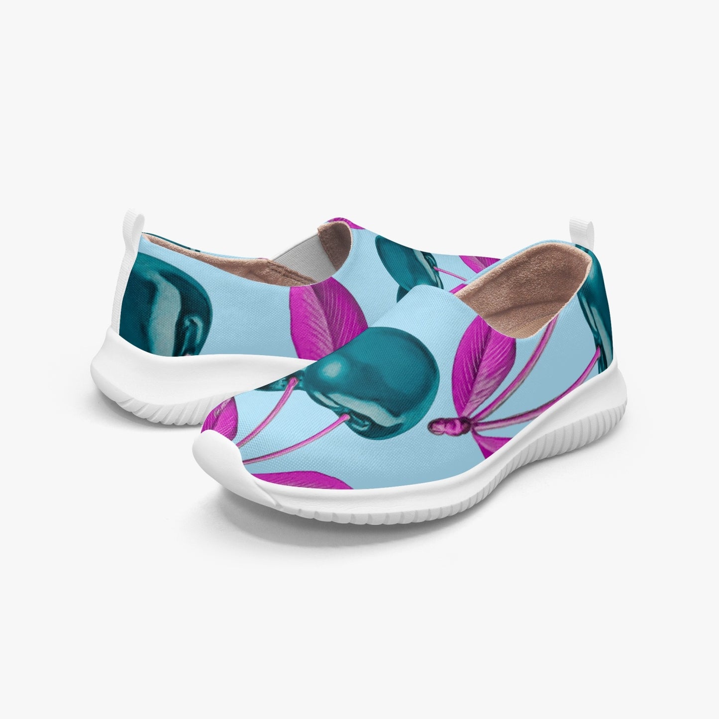 Blue Cherry© Limited Edition POP Comfy Walking Water Resistant Women's Casual Shoes