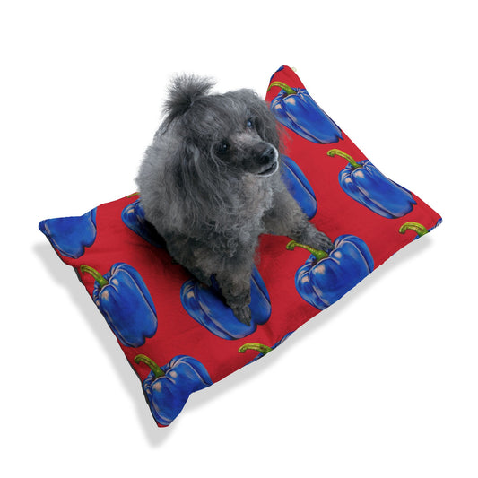 Pepper Blue© Luxturnal Deluxe Feather Soft Fleece Easy Clean Anti Stain Comfort Soft Pet Bed