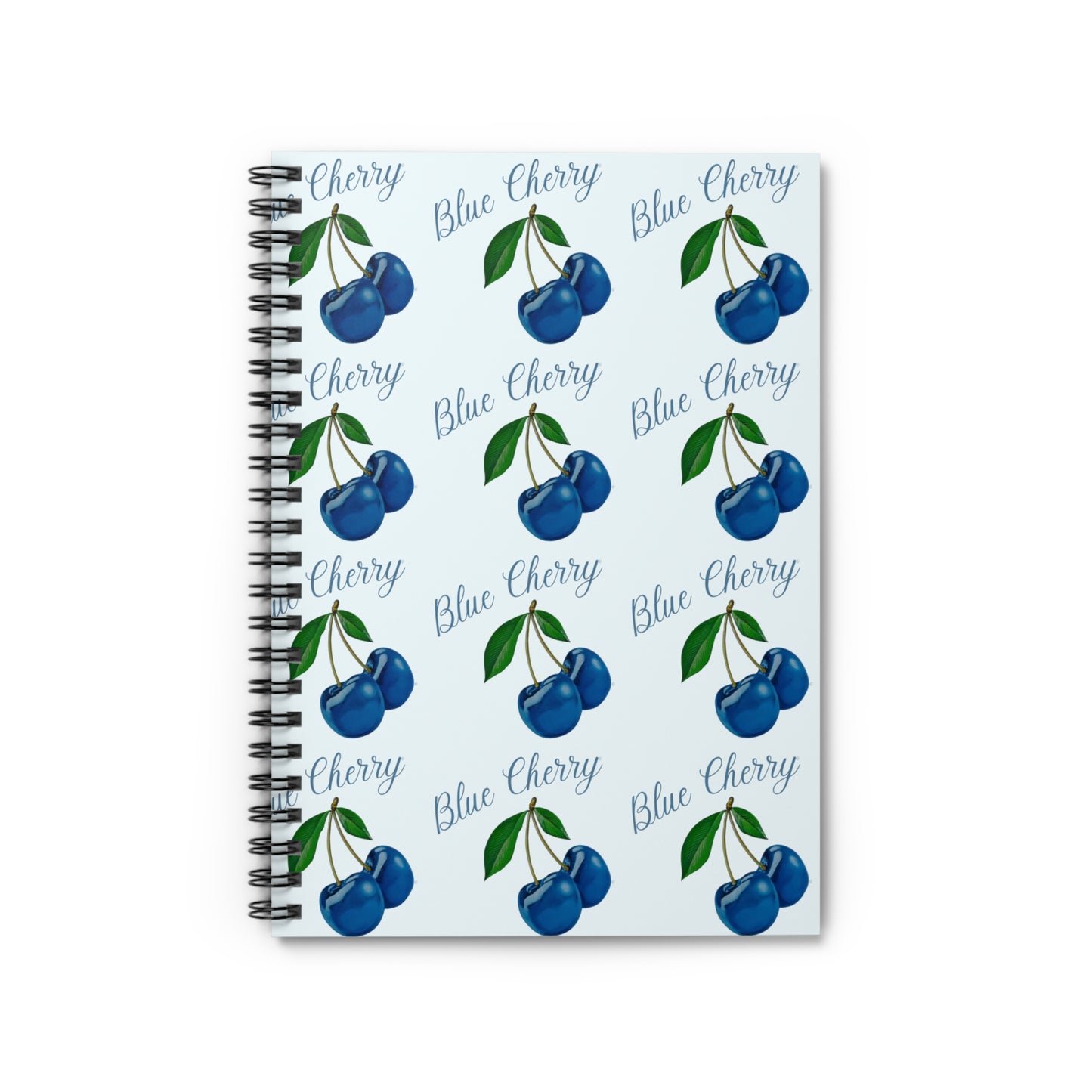 Blue Cherry© Always Perfect Simply Sweet Spiral Notebook - Rule Lined