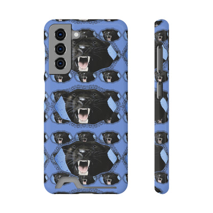 Panther Roar© Limited Edition Slim Lightweight DuraFlex© Safe Impact Resistant Phone Case With Card Holder Compatible with iPhone 13, and Samsung Galaxy S21, S22 models