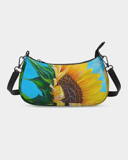 Sunflower Of Peace© Petite Euro Soft Deluxe Canvas Pouch