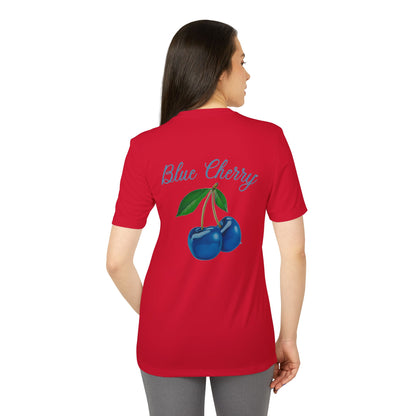 Adidas® Blue Cherry© Luxturnal© 50+ UPF Protection Soft Light Comfort Relaxed Deluxe Unisex Sport T-shirt