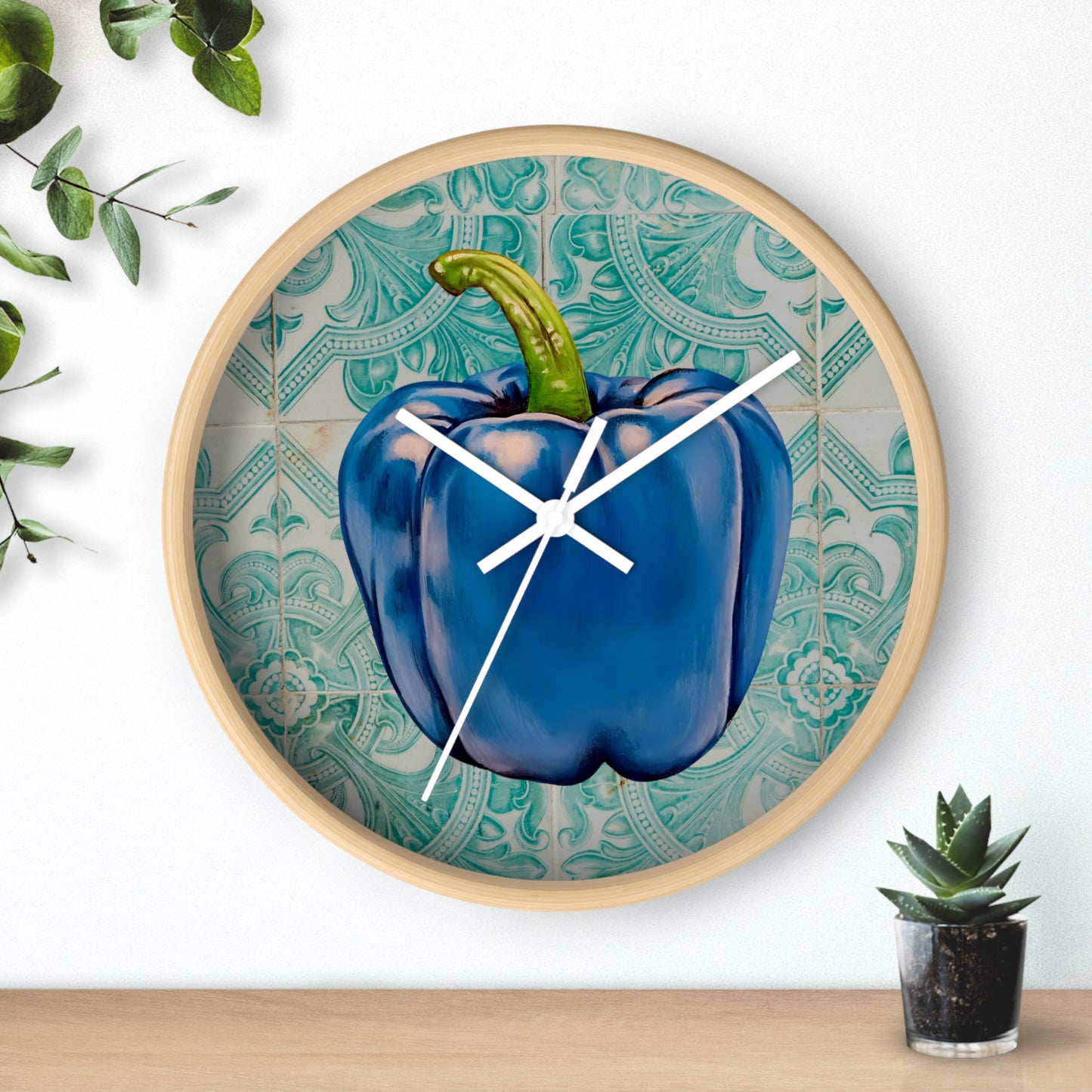 Pepper Blue© Wall Clock