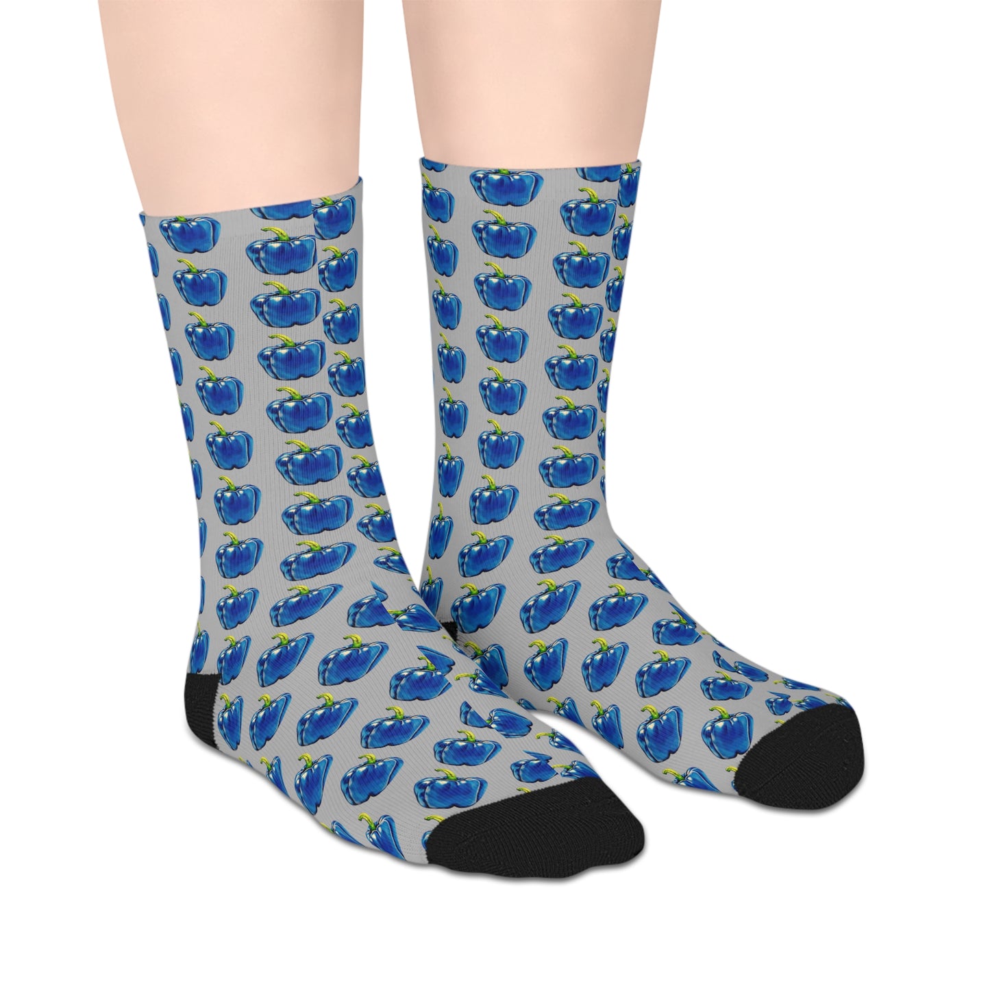 Pepper Blue© Mid-length Socks