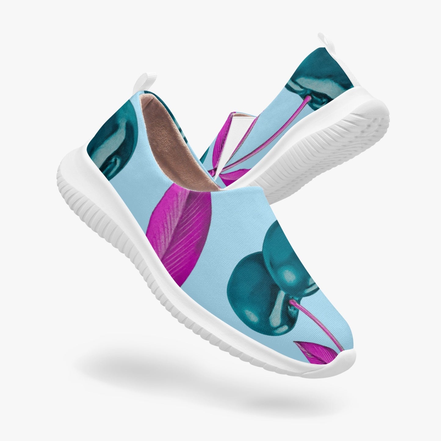 Blue Cherry© Limited Edition POP Comfy Walking Water Resistant Women's Casual Shoes