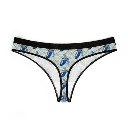 Banana Blue© Super Soft Euro Deluxe Everyday All Day Active Comfort Women's Thong In Simple Sun Garden