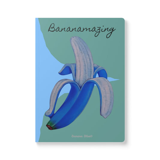 Banana Blue© Softcover American Made Wonderful Thoughts Journal (with Inside Prints)