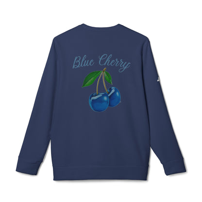 Blue Cherry© Luxturnal© Adidas® Unisex Super Soft Deluxe Cozy Fleece Crewneck Sweatshirt