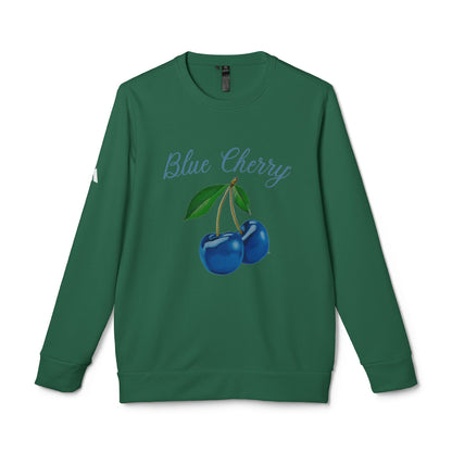 Blue Cherry© Luxturnal© Adidas® Unisex Super Soft Deluxe Cozy Fleece Crewneck Sweatshirt