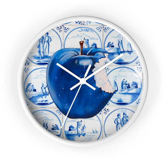 Apple Blue© Wall Clock