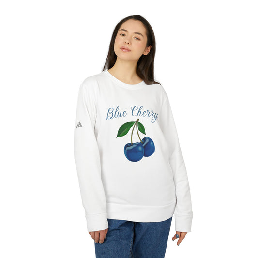 Blue Cherry© Luxturnal© Adidas® Unisex Super Soft Deluxe Cozy Fleece Crewneck Sweatshirt